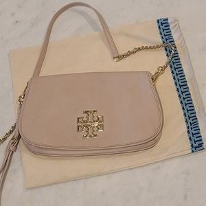 Tory Burch beige crossbody